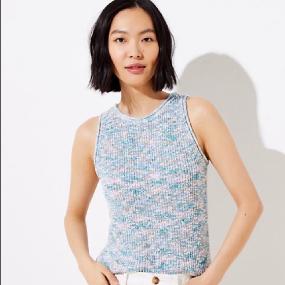 NWT Loft Spacedye Sweater Tank Size Small